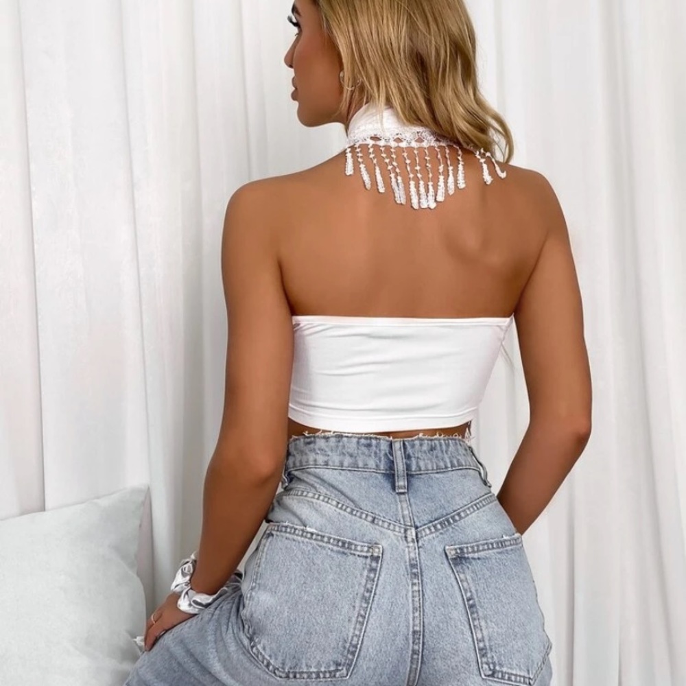 Fringe Hem Tank Top - Picture 2 of 3